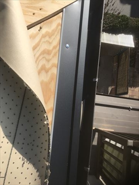 松本市：瓦屋根から高耐久屋根に葺き替え：4.5tから750㎏軽量化で耐震性アップ　スターター取り付け